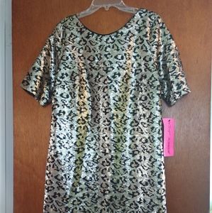 NWT Betsy Johnson sequin dress size 6